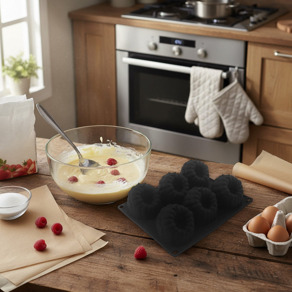 Trompe l'oeil  قالب سيليكون "توت" لخبز وتشكيل الكيك، الموس، الحلويات، الشوكولاتة، والتروفل. مثالي للحلويات الفرنسية، المعجنات، الكب كيك، والمثلجات، ولتزيين الكيك باحترافي