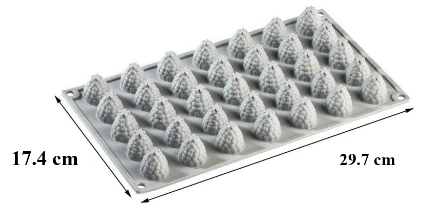 🍓 مول سيليكون "Framboise" بـ 35 حبة – سر التزيين الاحترافي بين يديك!